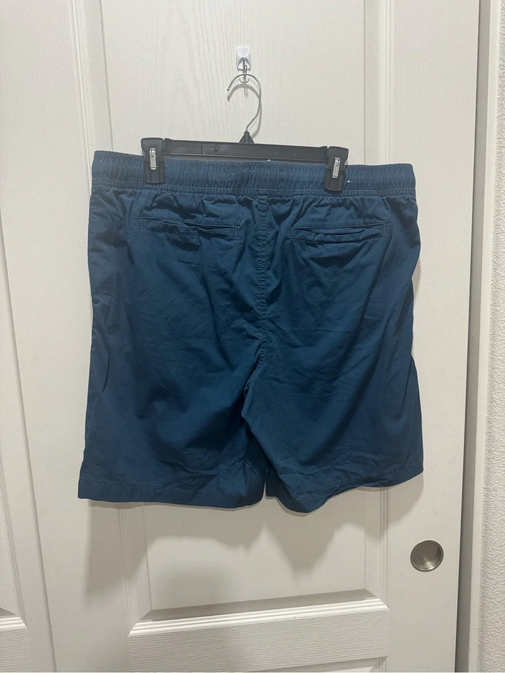 Banana Republic Men’s Deck Shorts Size L Blue Drawstring Elastic Waist